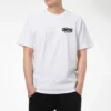 Alfabet Cartoon Print Sportshirt met korte mouwen Wit