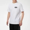 Alfabet Cartoon Print Sportshirt met korte mouwen Wit