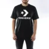 Alfabetlogo-print Ronde hals Korte mouw Zwart