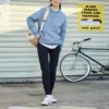 Alfabetprint Sport Retro Blauw