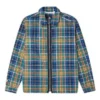 All Over Print Utility Zip Front Shirt Aziatische maten “Blauw”