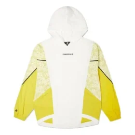 Athleisure Casual Sport Contrasterende kleuren Hoodie Wit