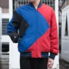 Baseball-jas Aziatische maten “Blauw Rood Zwart”