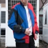 Baseball-jas Aziatische maten “Blauw Rood Zwart”