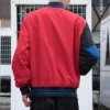 Baseball-jas Aziatische maten “Blauw Rood Zwart”