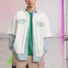 Baseballshirt Aziatische maten “Wit”