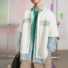 Baseballshirt Aziatische maten “Wit”