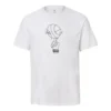 Basketbal T-shirt met print “Wit”