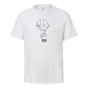 Basketbal T-shirt met print “Wit”