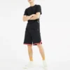 Basketbalshort Aziatische maten “Zwart”