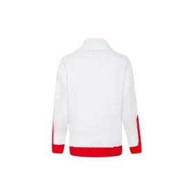 Bedrukt sweatshirt met trechterhals Aziatische maten “Rood”