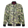 Bomberjack met print Aziatische maten “Groen Geel”