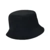 Buckethoed met groot geruit logo “Black”
