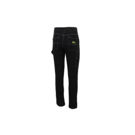Carpenter-cargo met hoge taille Aziatische maten “Zwart”