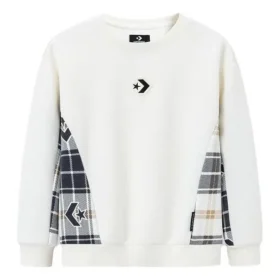 Casual Crew Sweater Aziatische maten “Wit Zwart”