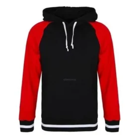 Casual hoodie met verdikte stof Aziatische maatvoering “Zwart”