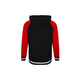 Casual hoodie met verdikte stof Aziatische maatvoering “Zwart”
