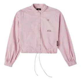 Casual jassen met klein logo Roze Paars