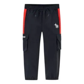 Casual lange broek Aziatische maten “Zwart Rood”