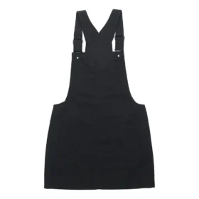 Casual rok met bretels Aziatische maten “Zwart”