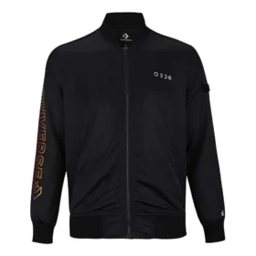 Casual sportief baseballjack met opstaande kraag Aziatische maten “Black”