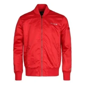 Casual sportief baseballjack met opstaande kraag Aziatische maten “Red”