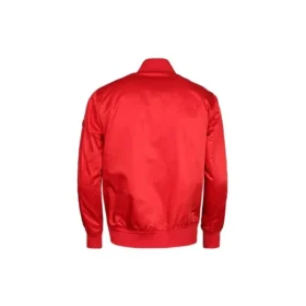 Casual sportief baseballjack met opstaande kraag Aziatische maten “Red”