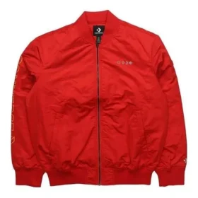 Casual sportief kort jasje met opstaande kraag Aziatische maten “Rood”