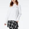 Casual Sweatshirt Aziatische maten “Wit”