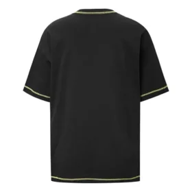 Casual T-shirt Aziatische maten “Black Yellow”