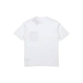 Casual T-shirt met korte mouwen en zak voor heren, wit