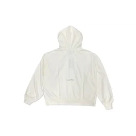 Chain Stitch Hoodie Aziatische maten “Beige”
