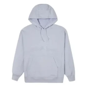Chuck 70 Logo geborduurde losse hoodie grijs blauw