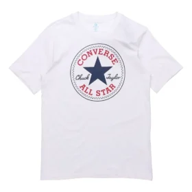 Chuck Taylor All Star Classic T-shirt met ronde hals en korte mouwen “Wit”