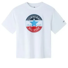 Chuck Taylor All Star Patch Standard Fit T-shirt Aziatische maten “White”