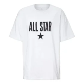 Chuck Taylor All Star T-shirt Aziatische maten “White Black”