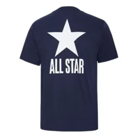 Chuck Taylor All Star T-shirt met korte mouwen en alfabetlogo “Blauw”