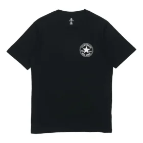 Chuck Taylor All Star T-shirt met logo, ronde hals en korte mouwen “Zwart”