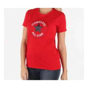 Chuck Taylor All Star T-shirt met ronde hals en korte mouwen “Rood”