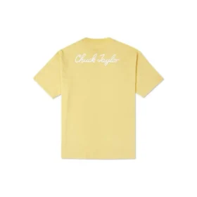 Chuck Taylor Shoe Patch T-shirt Aziatische maten “Geel”
