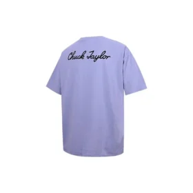 Chuck Taylor Shoe Patch T-shirt Aziatische maten “Purple”