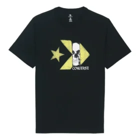 Chuck Taylor T-shirt met korte mouwen en schedel-logo Aziatische maten “Zwart”