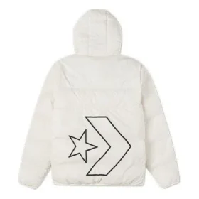 Classic Casual Warm Hooded Down Jassen Aziatische maten “White”