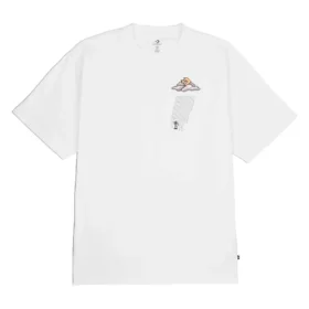 Cloud Pocket Graphic T-shirt Aziatische maten “Wit”