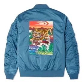 CNY Tiger jass Aziatische maten “Blauw Multi”