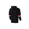 Collegiate Text Pullover Hoodie Aziatische maten “Black”