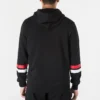 Collegiate Text Pullover Hoodie Aziatische maten “Black”