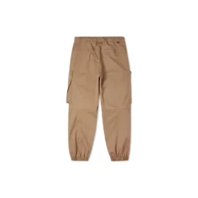 Comfortabele geweven broek Aziatische maten “Bruin”