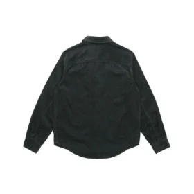 Converse heren sportcargoshirtjas van corduroy, zwart