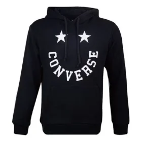 Converse heren trui met print, zwart